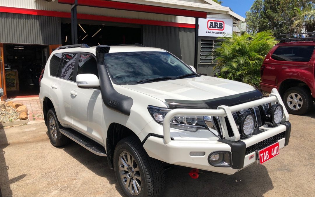 Toyota Prado with the Lot